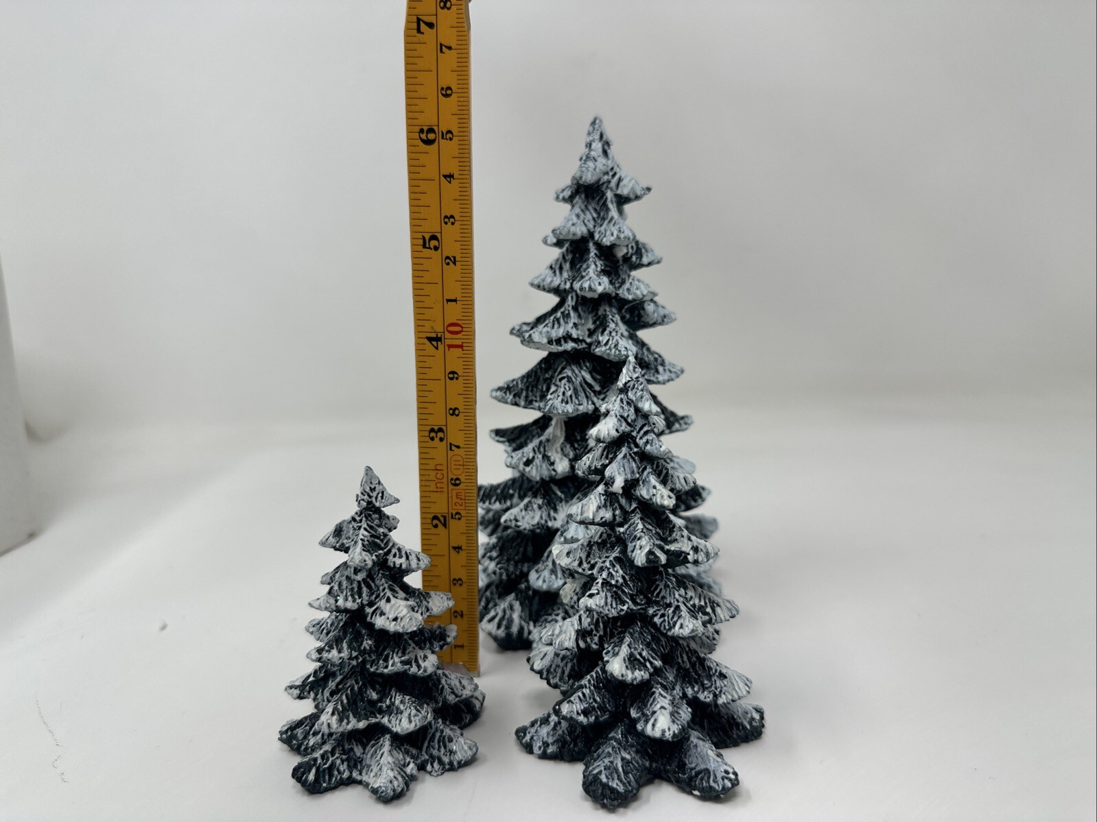 Dept 56 Village 3 pc EVERGREEN TREES Set Christmas Holiday Decor
