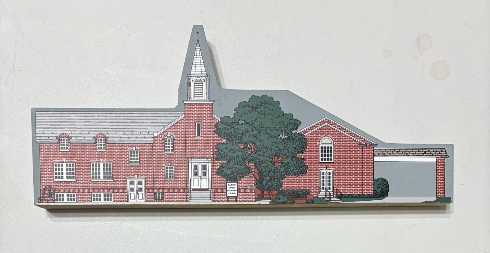 Lot of 8 Wooden Shelf Sitters 1990s New Holland+Nearby PA Bldgs Church, School+