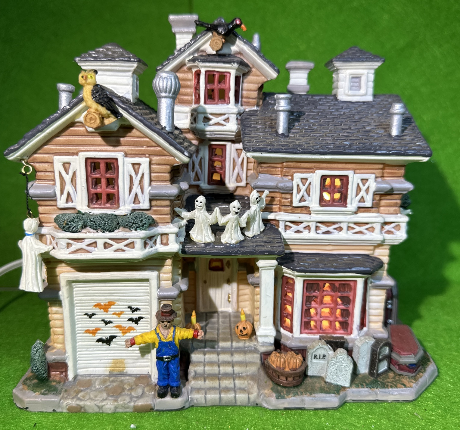 Lemax Spooky Town Halloween Village ~ THE FRANKLIN RESIDENCE ~ No Box