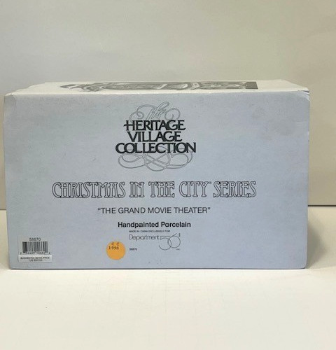 DEPT 56 “THE GRAND MOVIE THEATRE” 58870 Christmas In The City **New In Box**