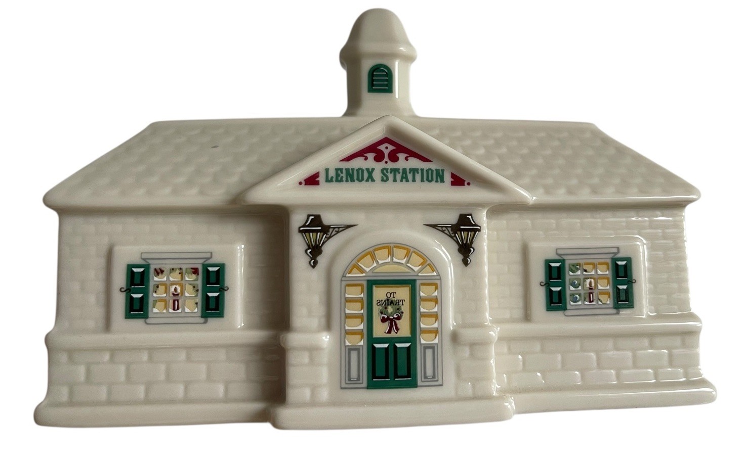 Vintage Lenox China Station Holiday Village Collection Porcelain Building 1992
