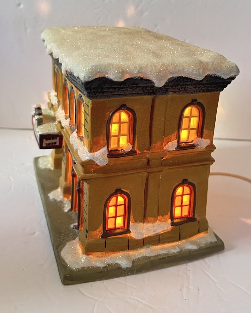 It’s A Wonderful Life Lighted Village Bijou Theater Bedford Falls Series II