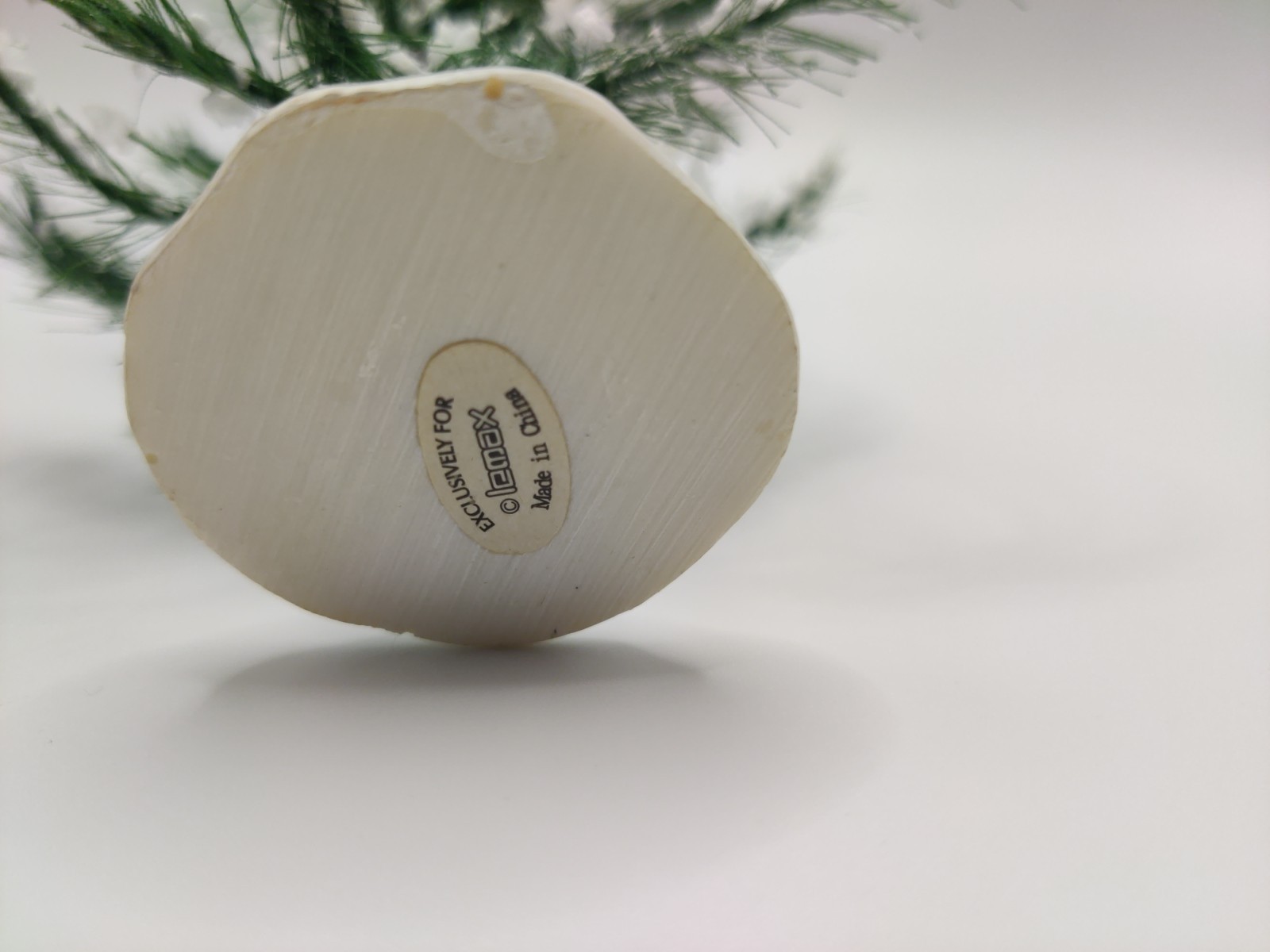 Snowy White Pine Christmas Tree Village Accessory Lemax 6″ 74173
