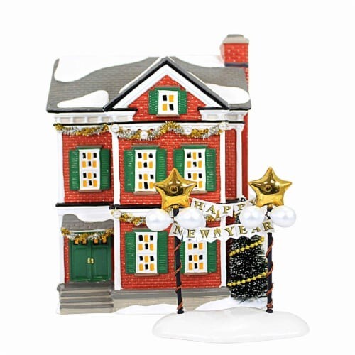 Department 56 Snow Village ‘Ready For New Year’s Eve’ New ST/2 #6011424