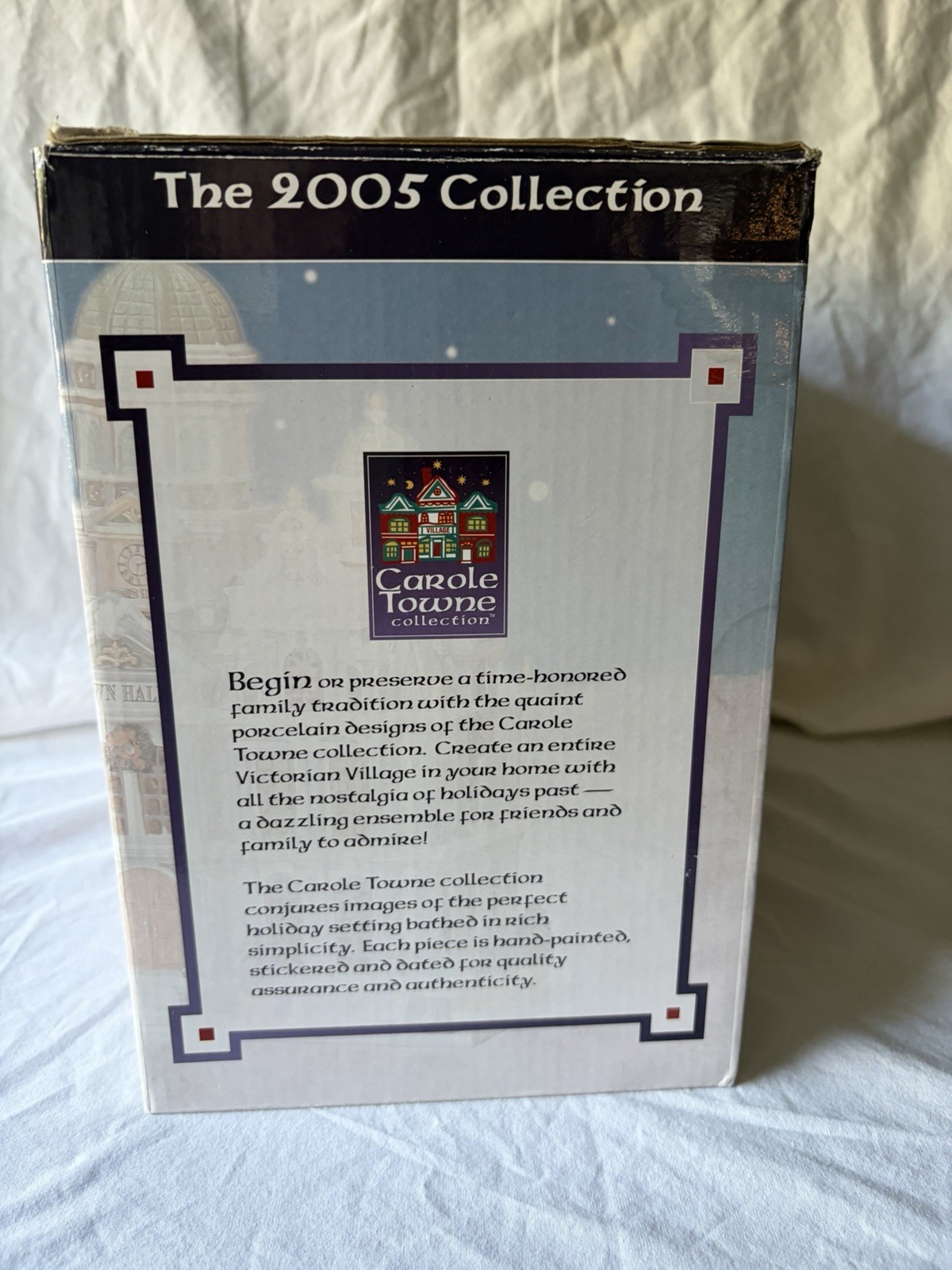 2005 Lemax Carole Towne Collection Fire House No 14 Original Box Works See Video