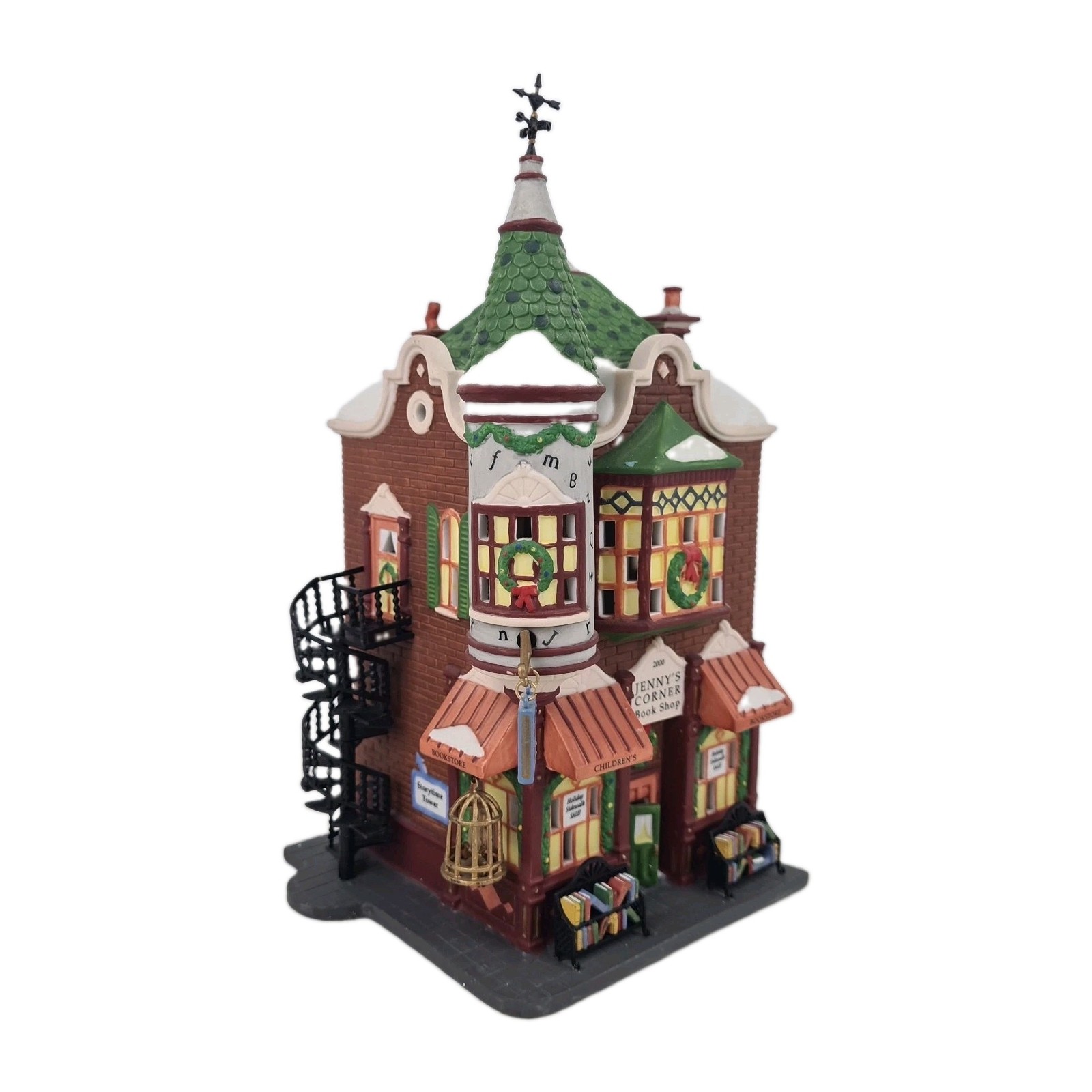 🚨 Department 56 Jenny Corners Book Shop 58912 Christmas In The City Building