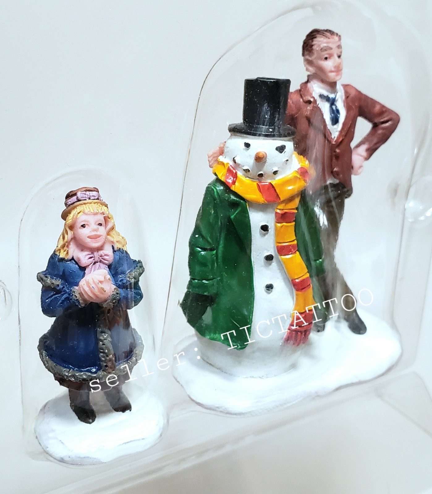 🔥 LEMAX 2018 DAD’S SNOWMAN #82585 Father & Daughter Holiday Christmas Village