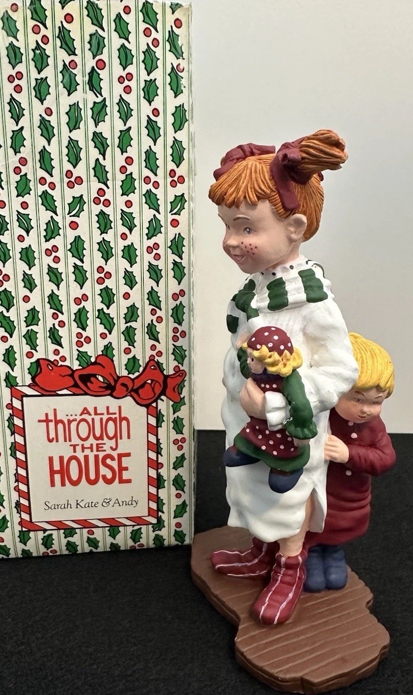 Dept 56 All Through The House Sarah Kate And Andy 93050A Vintage Christmas