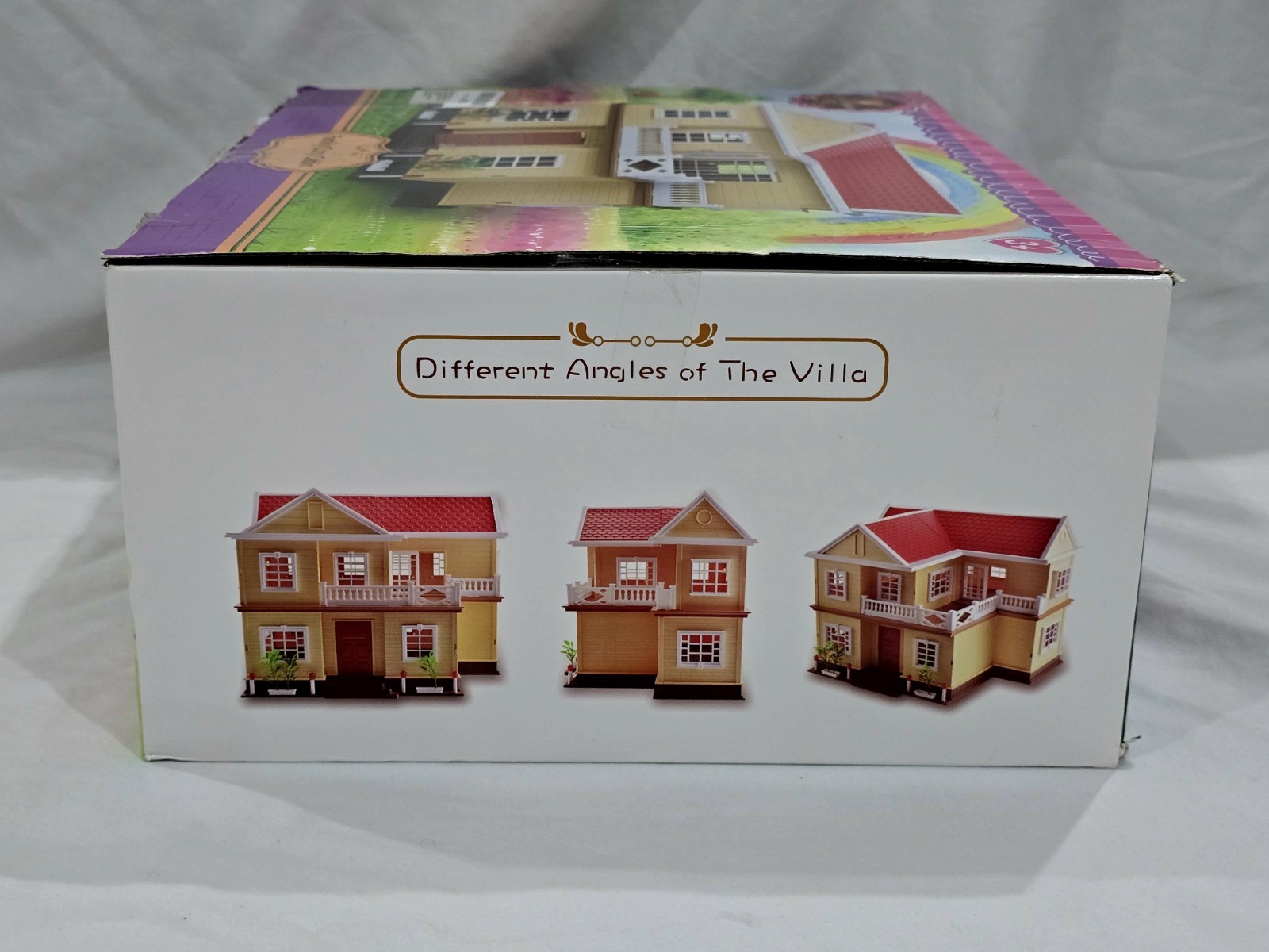 Family Cozy Cabin Doll House Playset Damaged Box