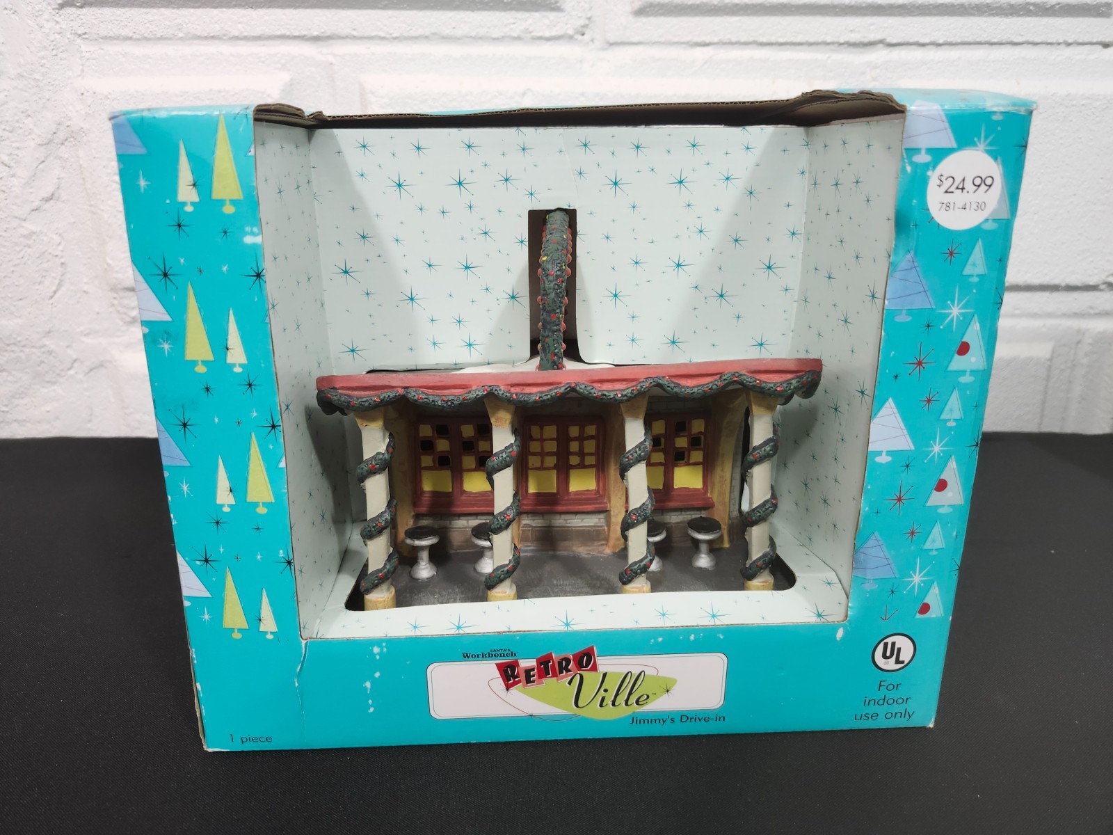 Choice of Vintage Santa’s Workbench RetroVille Light up Village House
