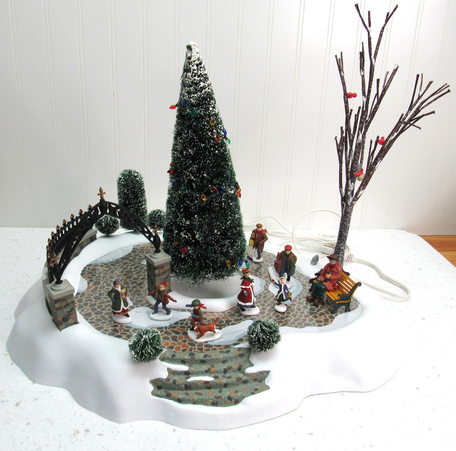 Dept 56 Animated All Around the Park Christmas Village light moving set