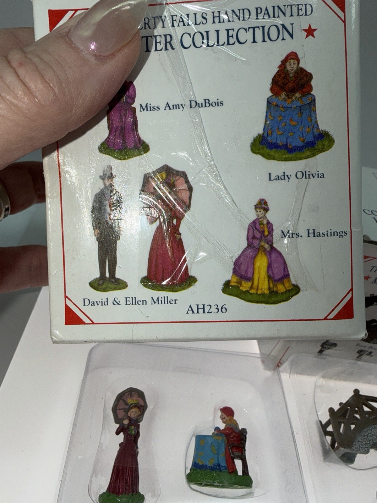 Liberty Falls Pewter Hand Painted Figurines In Original Boxes AH 236 51 224