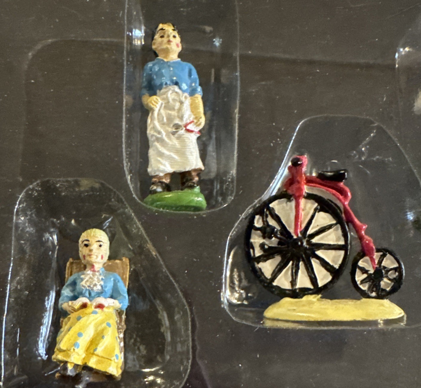 Vintage Liberty Falls Americana Pewter Hand Painted Figurines AH115