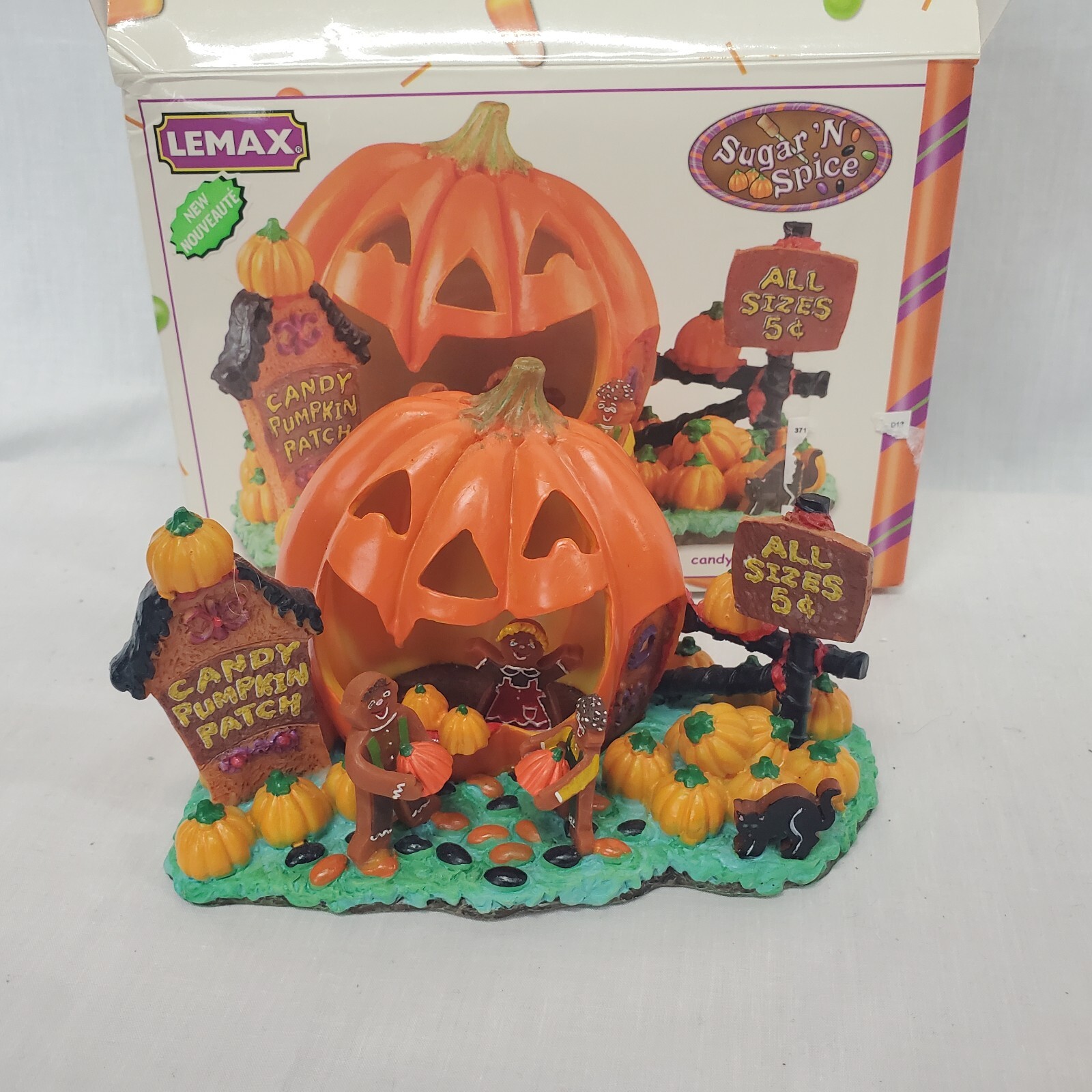 2005 Lemax Sugar ‘N’ Spice Candy Pumpkin Patch Village Table Display Accessory