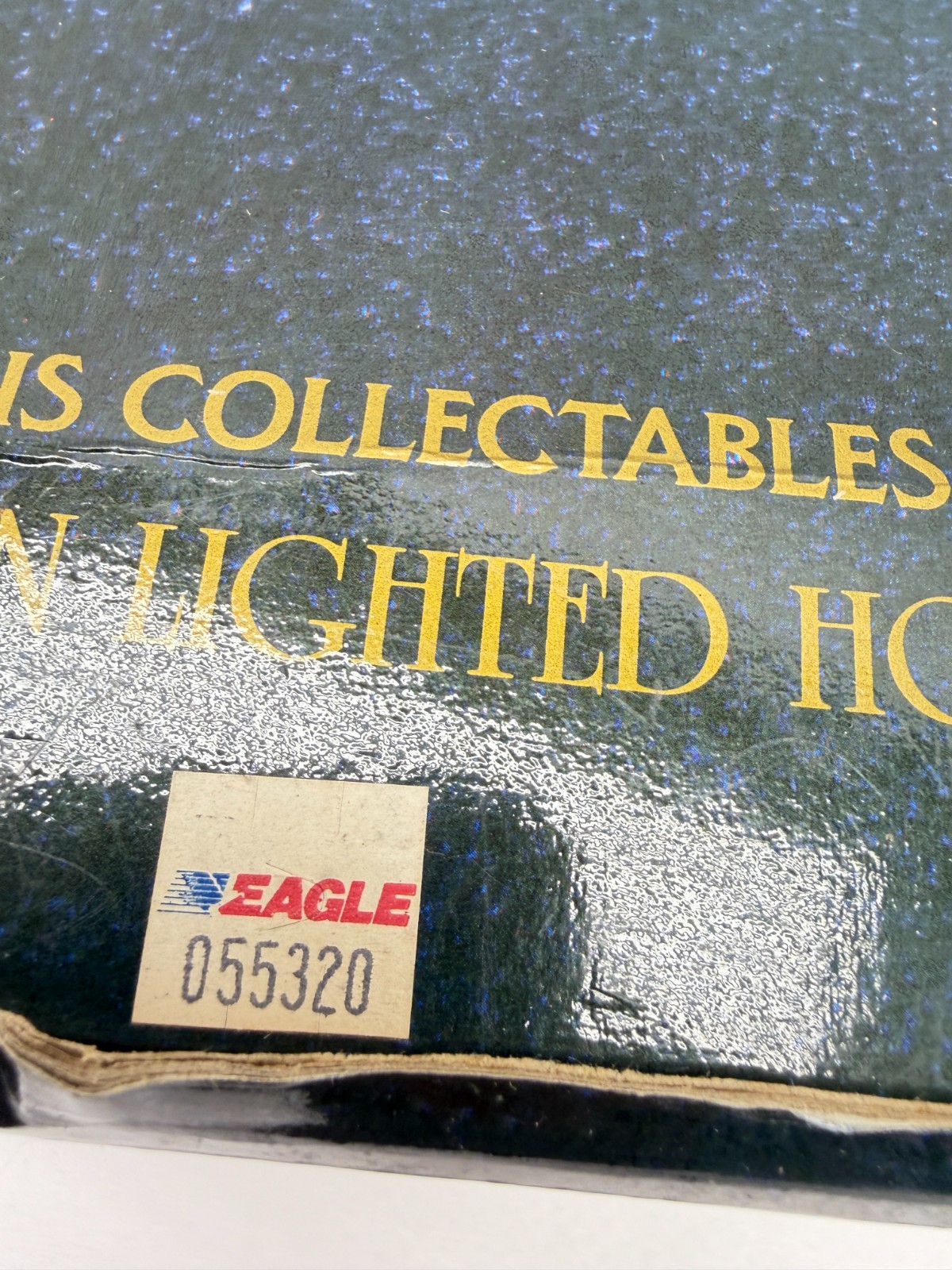 Vintage 1992 Holiday Expressions Dickens Lighted Train Station House In Box