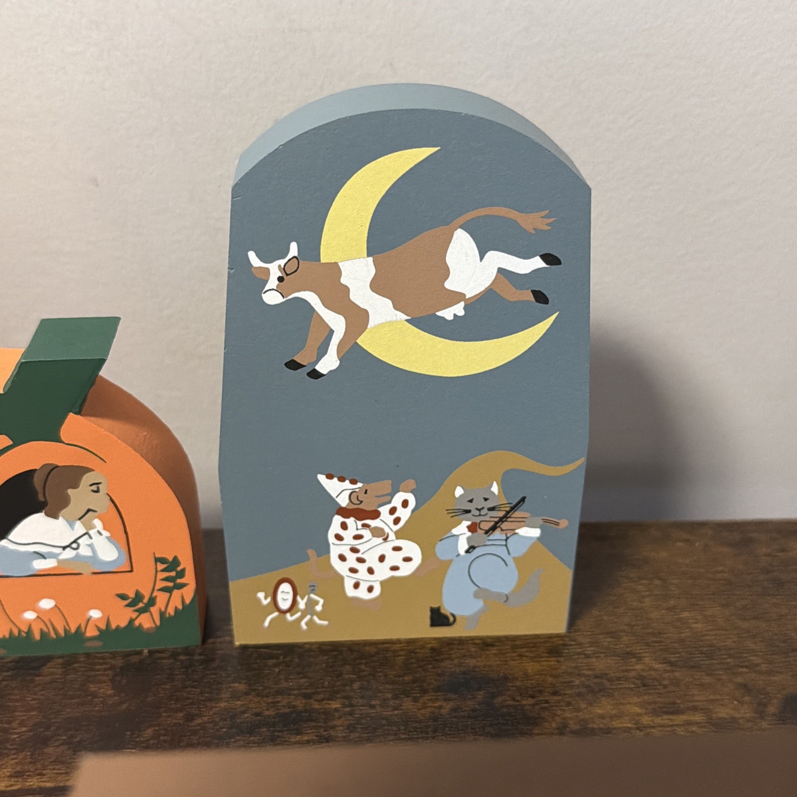 Cat’s Meow Village Nursery Rhyme Series – Lot of 6 Wooden, Hand Painted Figures