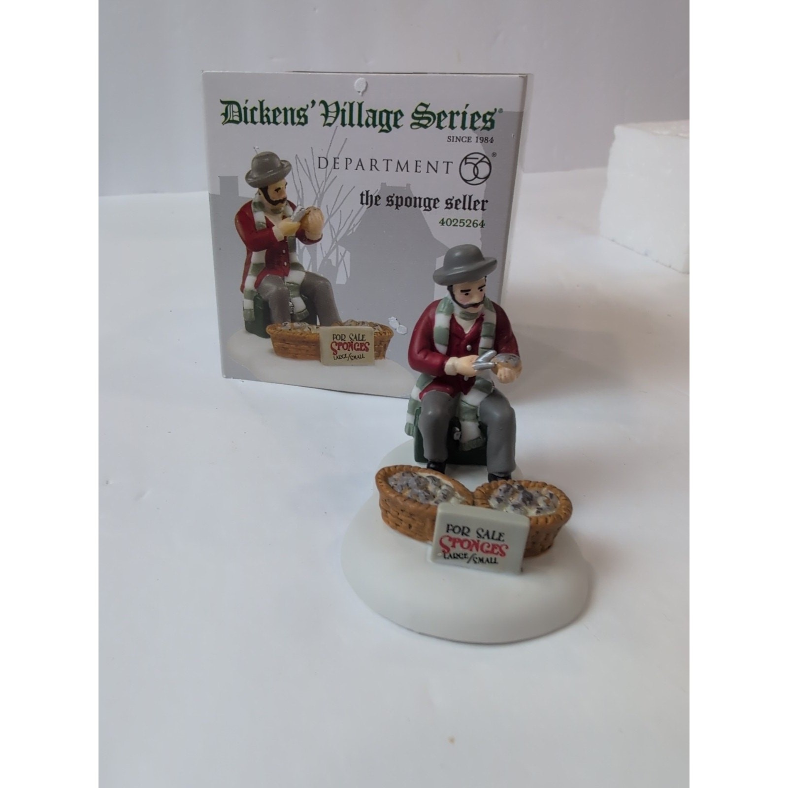 Dept 56 Dickens Village – The Sponge Seller – #4025264 – With Box