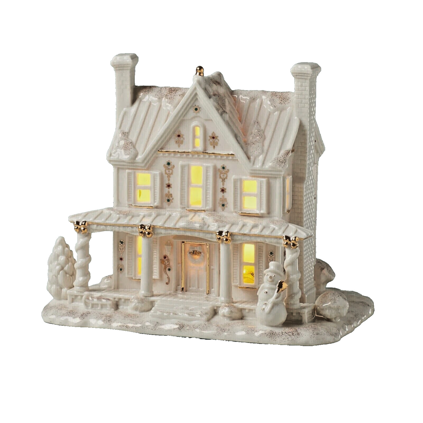 LENOX MISTLETOE PARK FARM HOUSE NIB