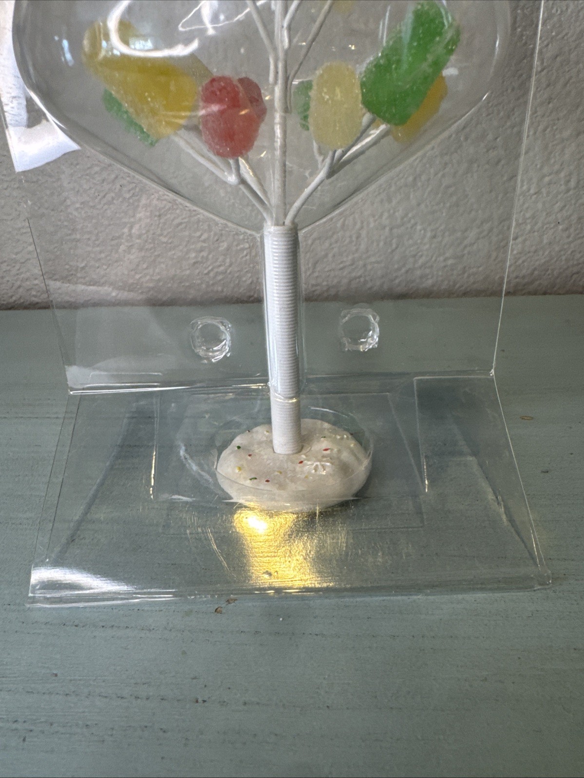 Holiday Time Candy Gumdrop Tree 6.5” Christmas Village Decor 74476 w Packaging