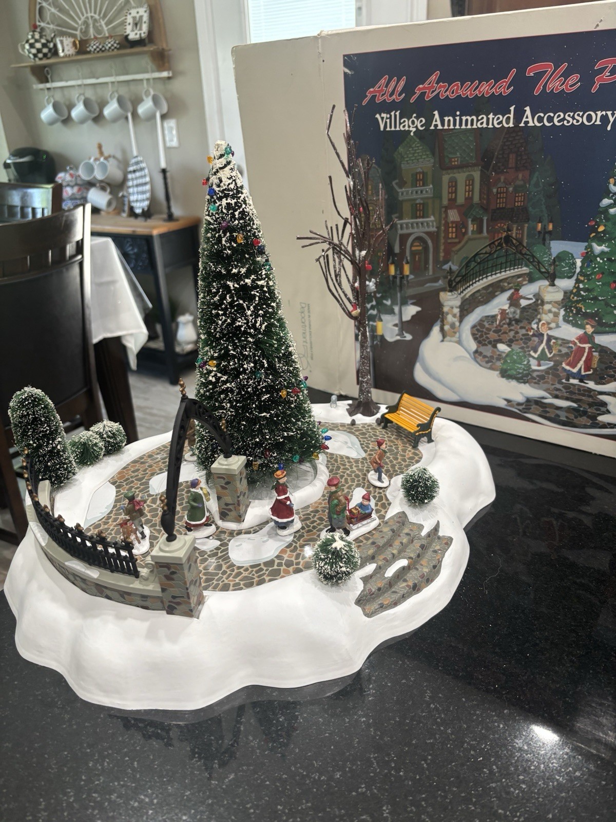 Department 56 All Around The Park Village Animated Accessory Set Christmas