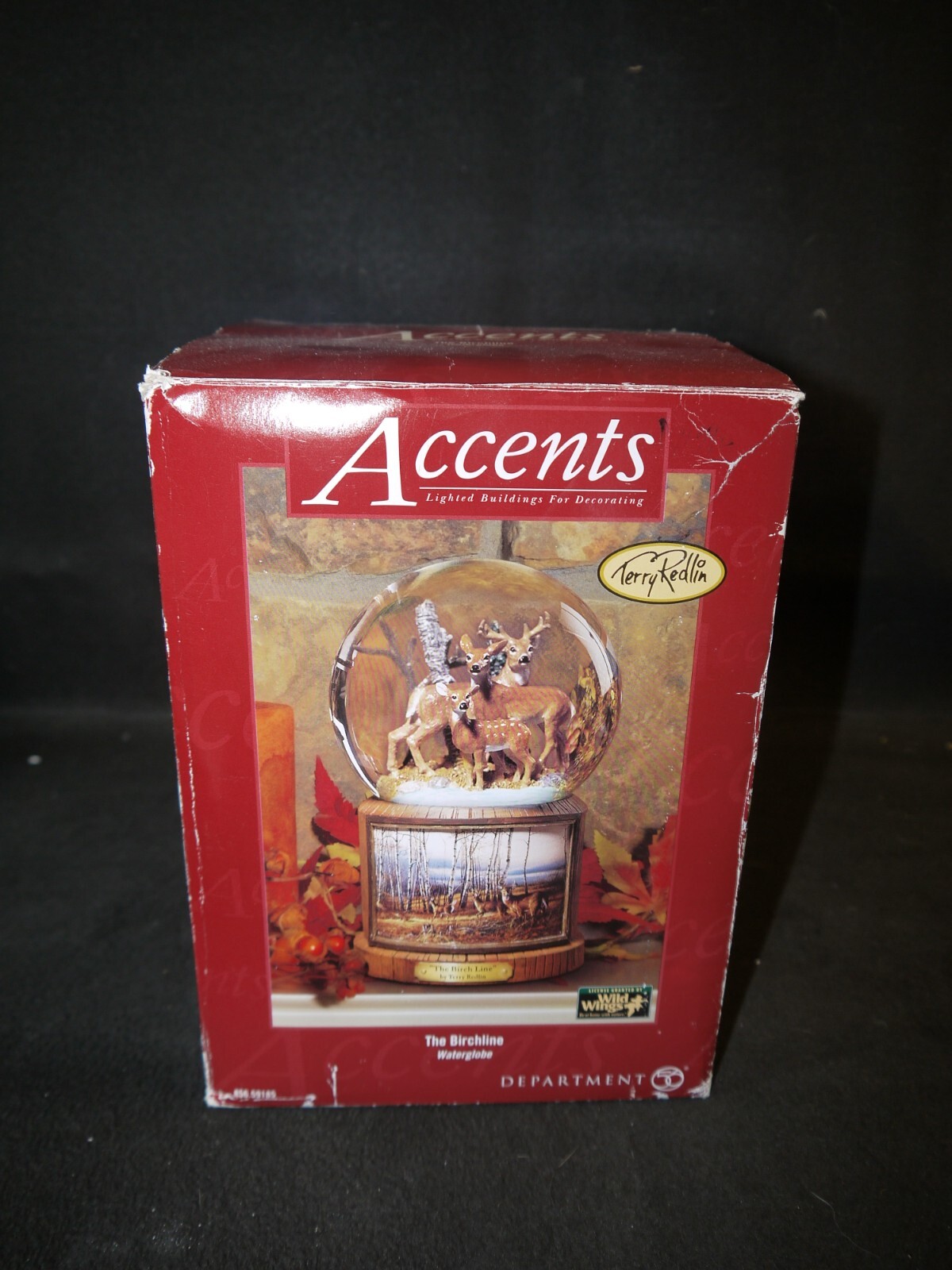 Dept 56 Winter Waterglobe Terry Redlin The Birchline