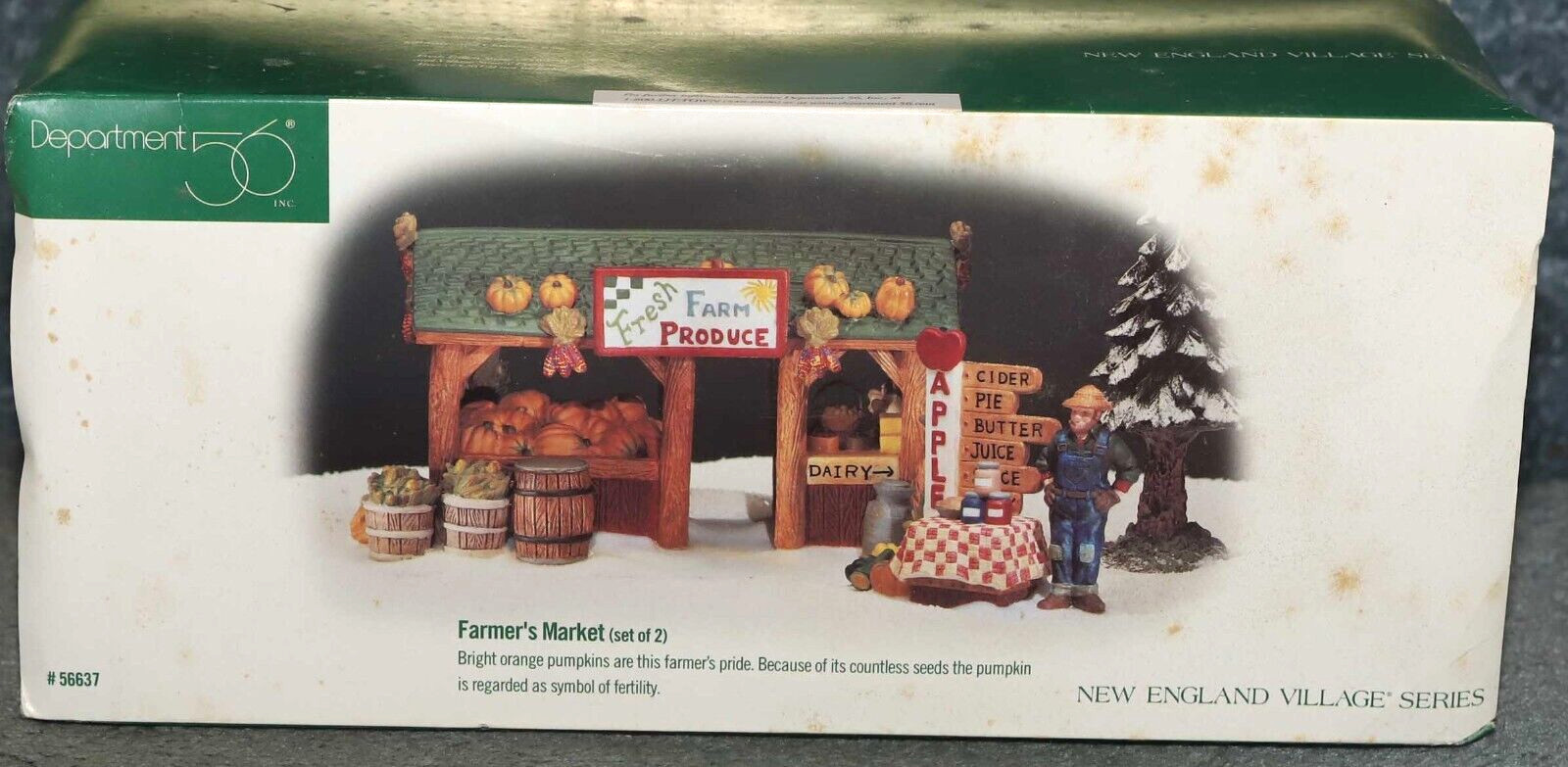 DEPT 56 FARMER’S MARKET 56637 NEW ENGLAND VILLAGE CHRISTMAS
