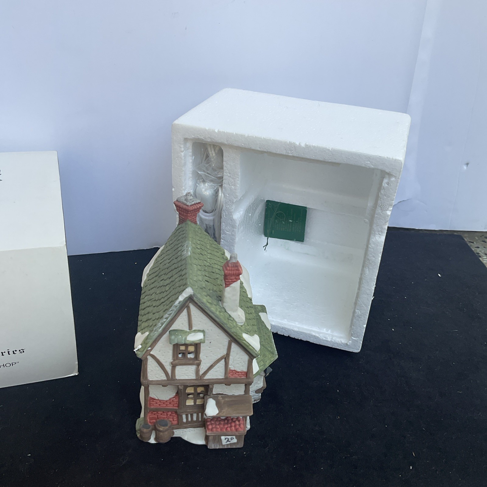 Dept 56 Dickens Village Series “T. Wells Fruit And Spice Shop” 1988