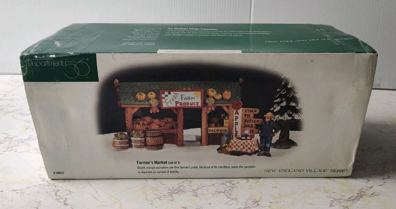 Dept 56 Farmer’s Market #56637 w/ Box Complete