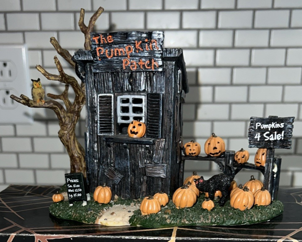 Lemax Spooky Town The Pumpkin Patch 2000 Halloween Village #04521 Retired In Box