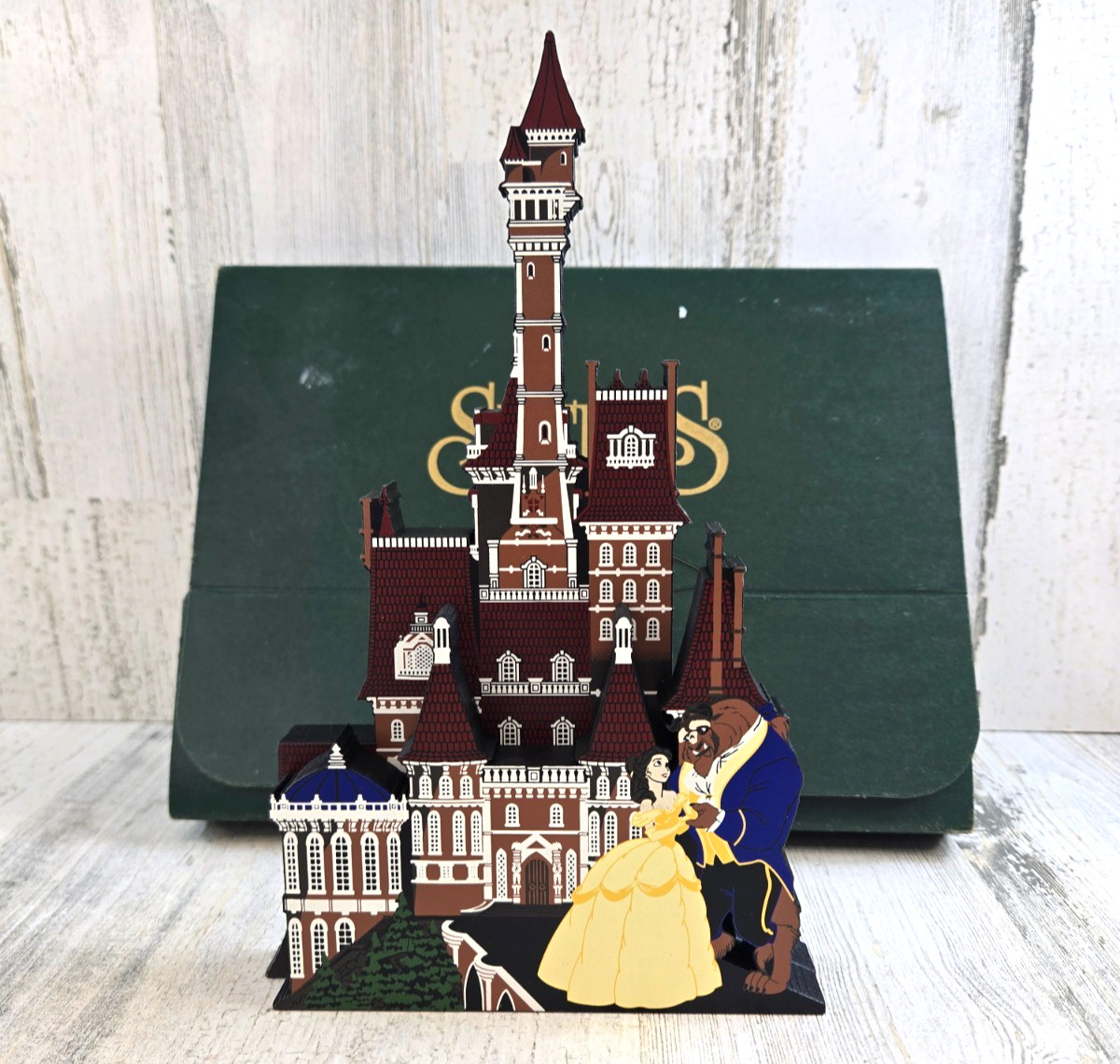Shelia’s Collectibles Beauty and the Beast Fantasy Castles Disney Signed