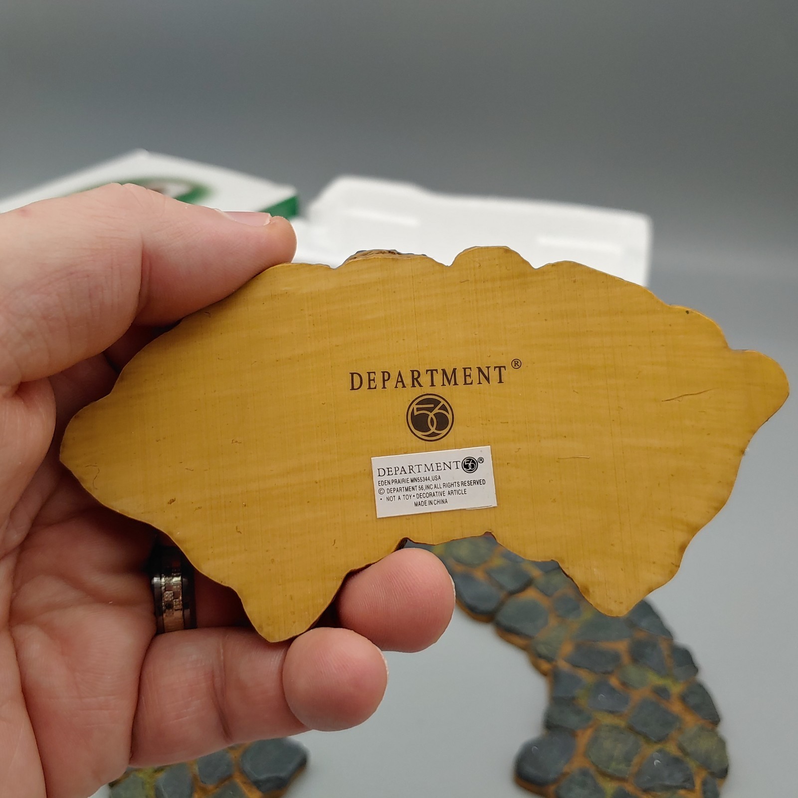Department 56 Slate Stone Path Curved Village Accessories Set of 4 #56.52767