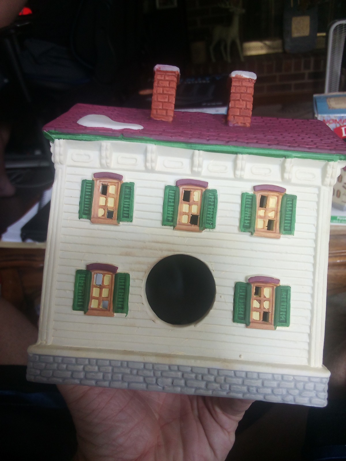 Dickensville Collectibles Two Story Noma Christmas Village 1996 Lighted House