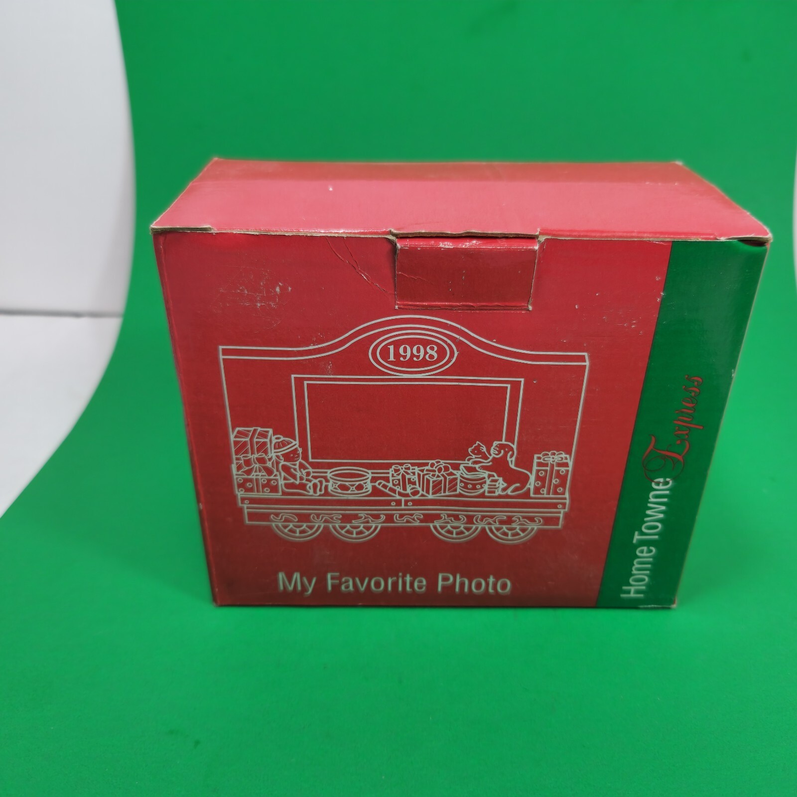 Home Towne Express Miniature Christmas Train My Favorite Photo Car 1998 JC Penny