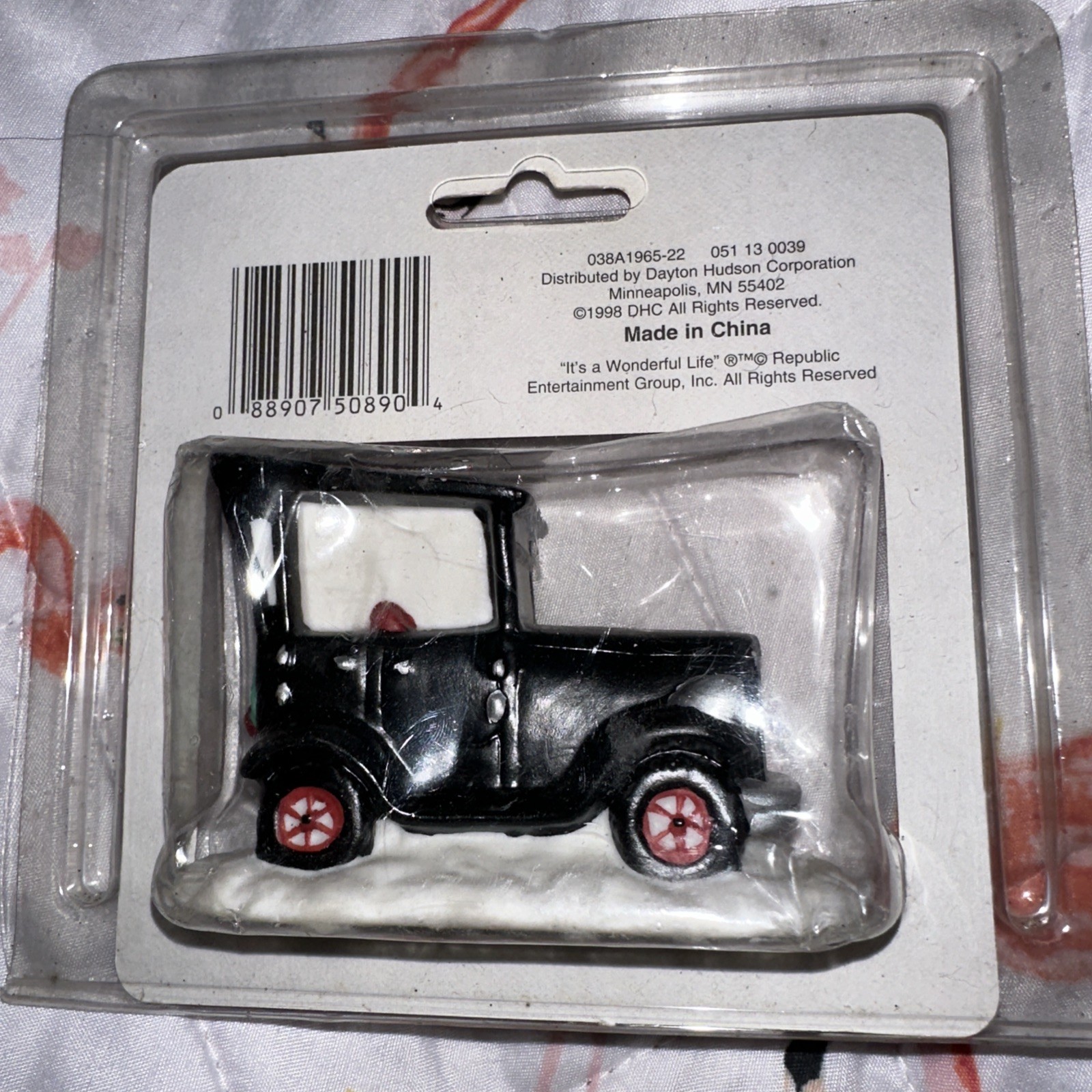 A Wonderful Holiday George Bailey’s Car Christmas Village Bedford Falls