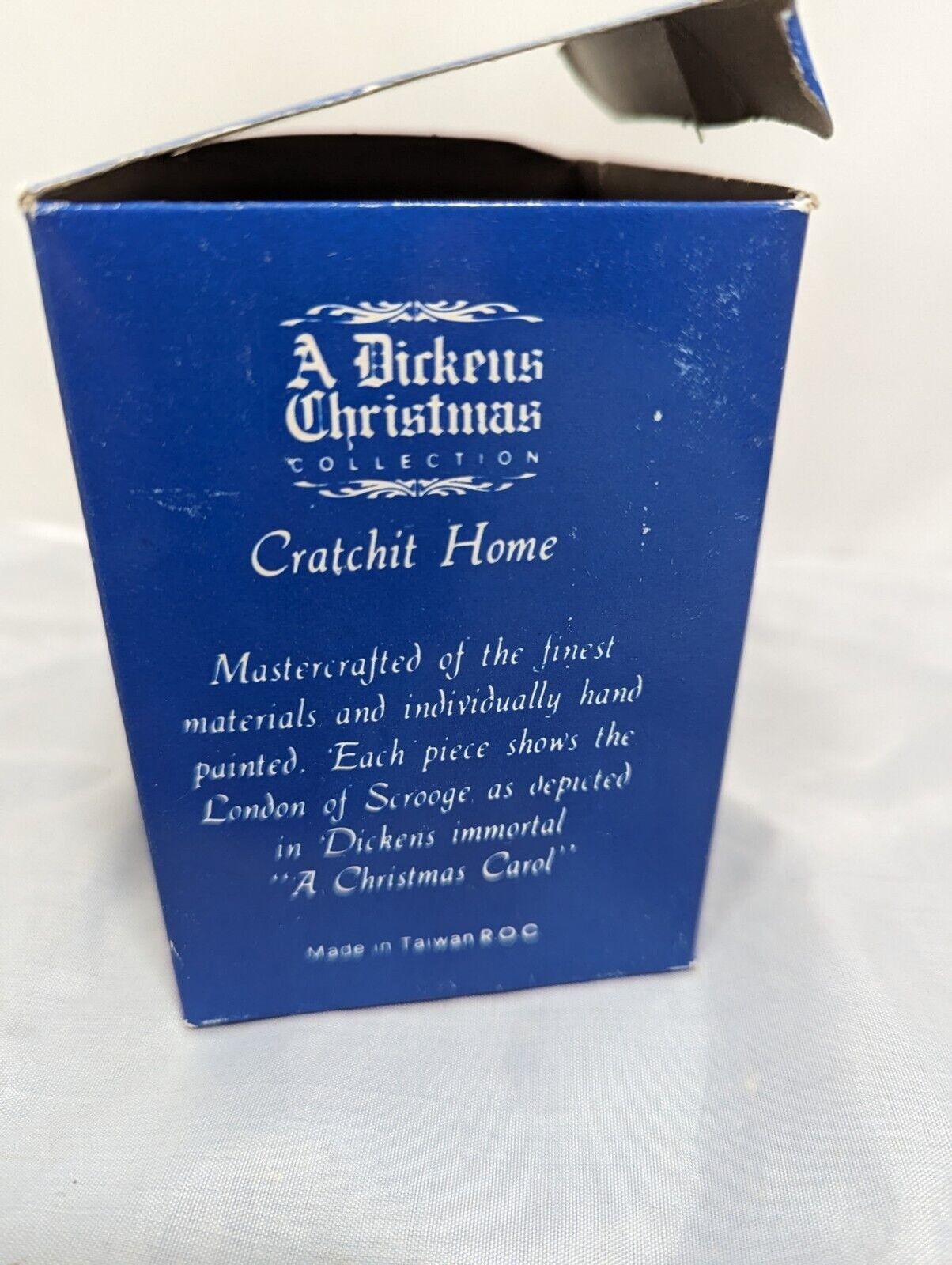 A Dickens Christmas Collection Cratchit Home 1988 RSVP Inc Cold Cast Cottage