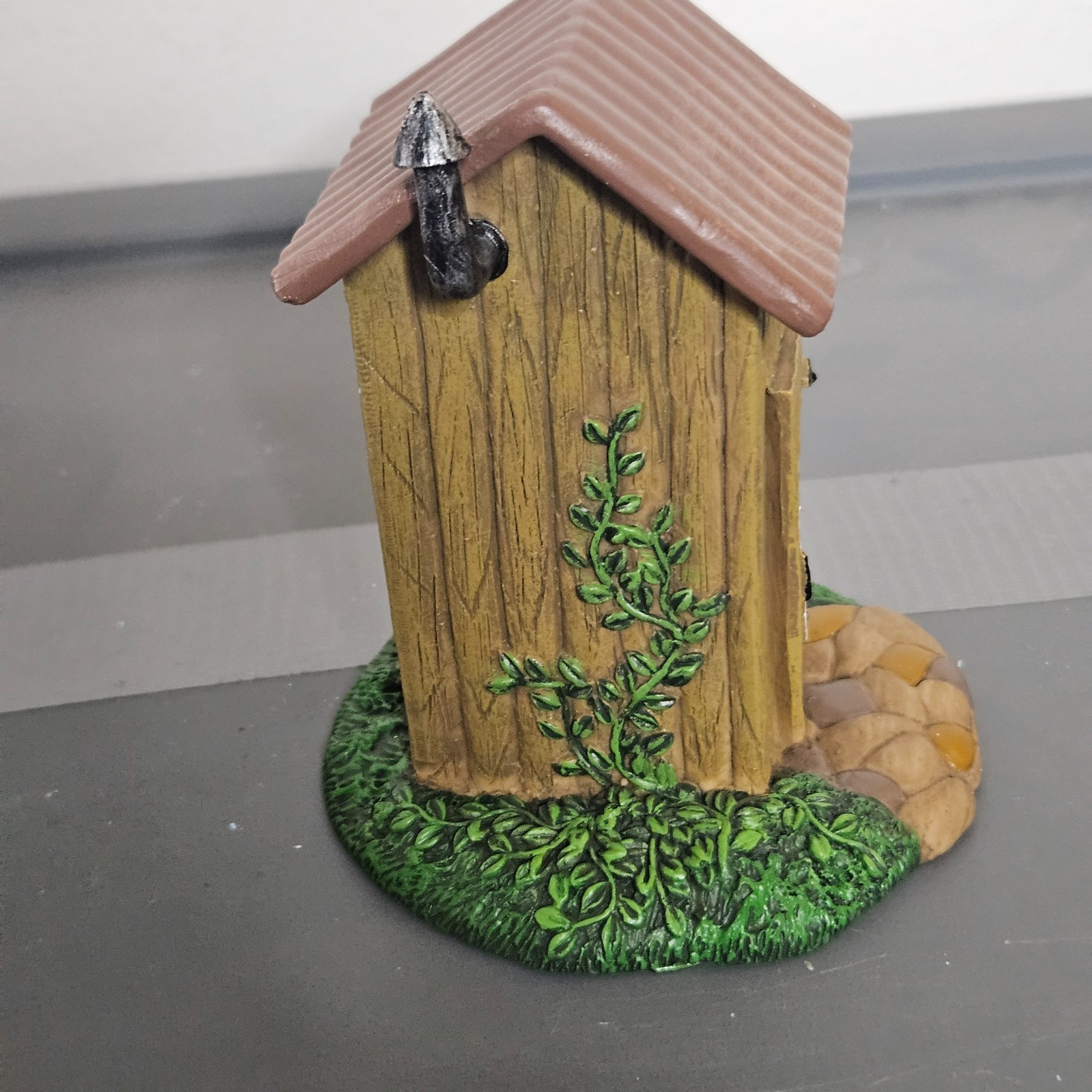Holiday Time Outhouse Cowboy Christmas Collection Village Figurine