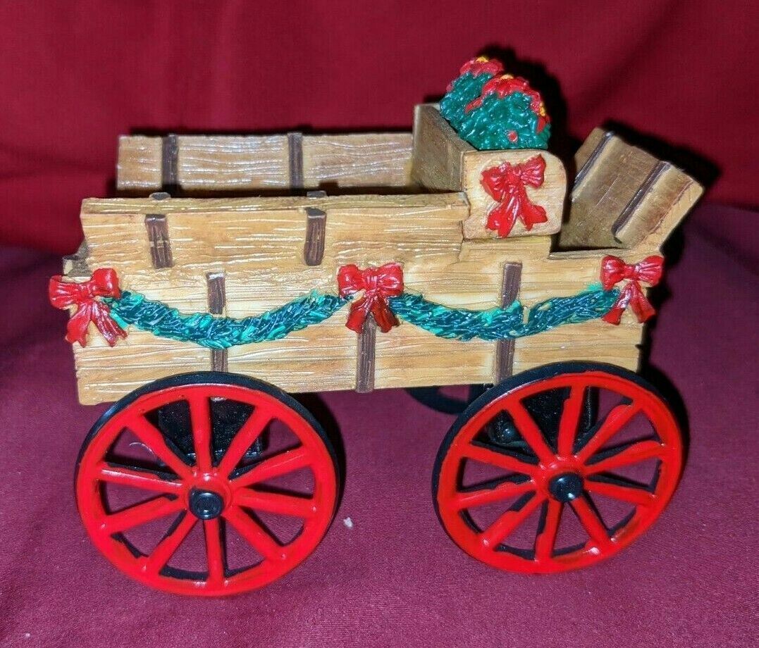 Lemax Village Decorative Buckboard Table Accent Christmas Accessory 43452 RARE