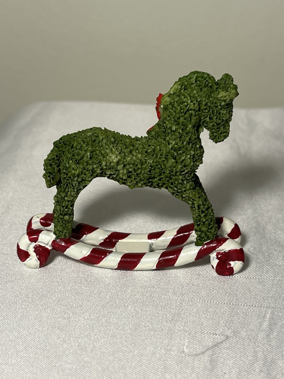 Lemax 2006 Rocking Horse Topiary Christmas Village Garden Figure RARE