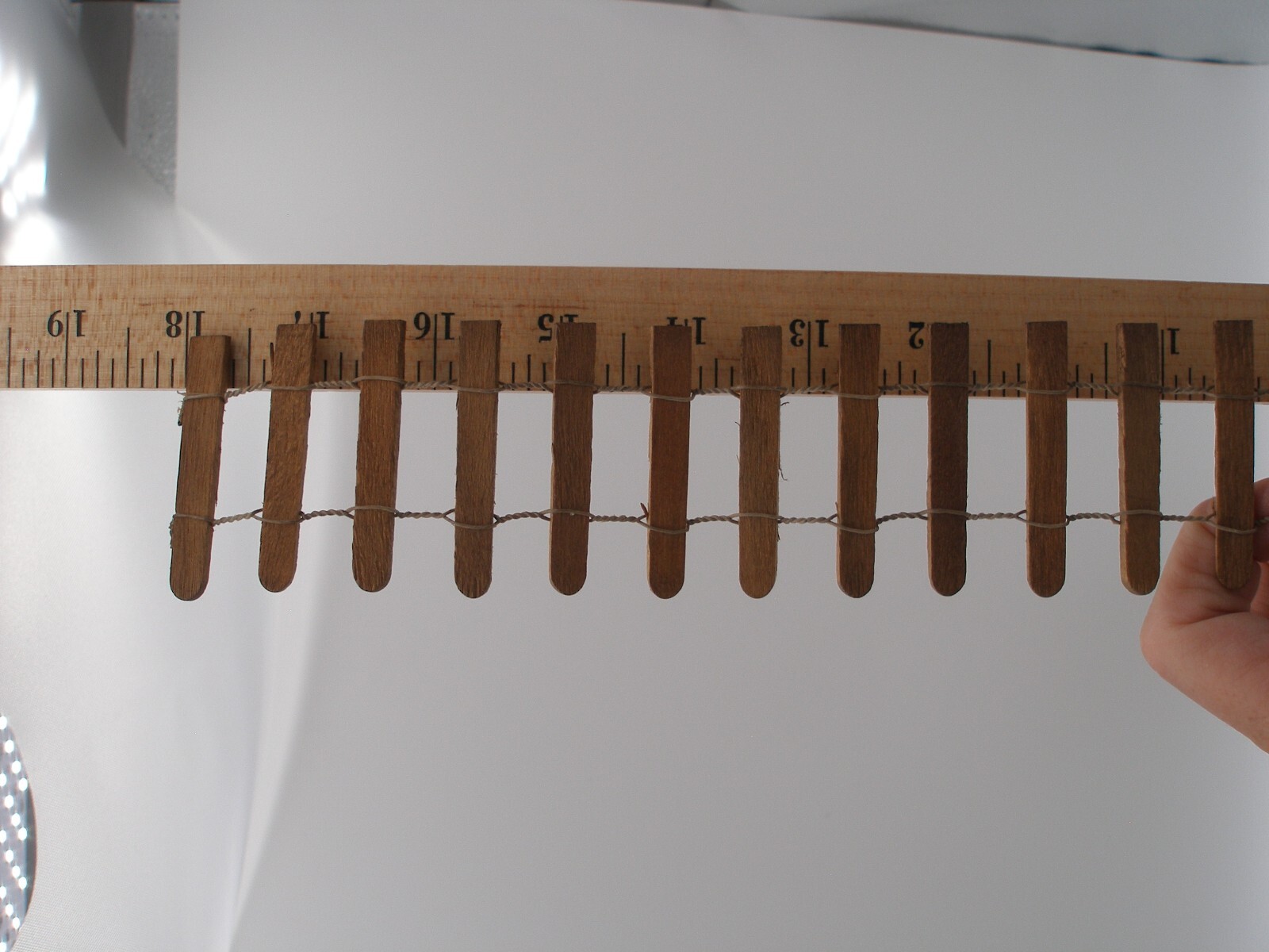 5 pc, Dept. 56 Village Accessories Wooden Fence Pickets Approx 2.5″ x 17″