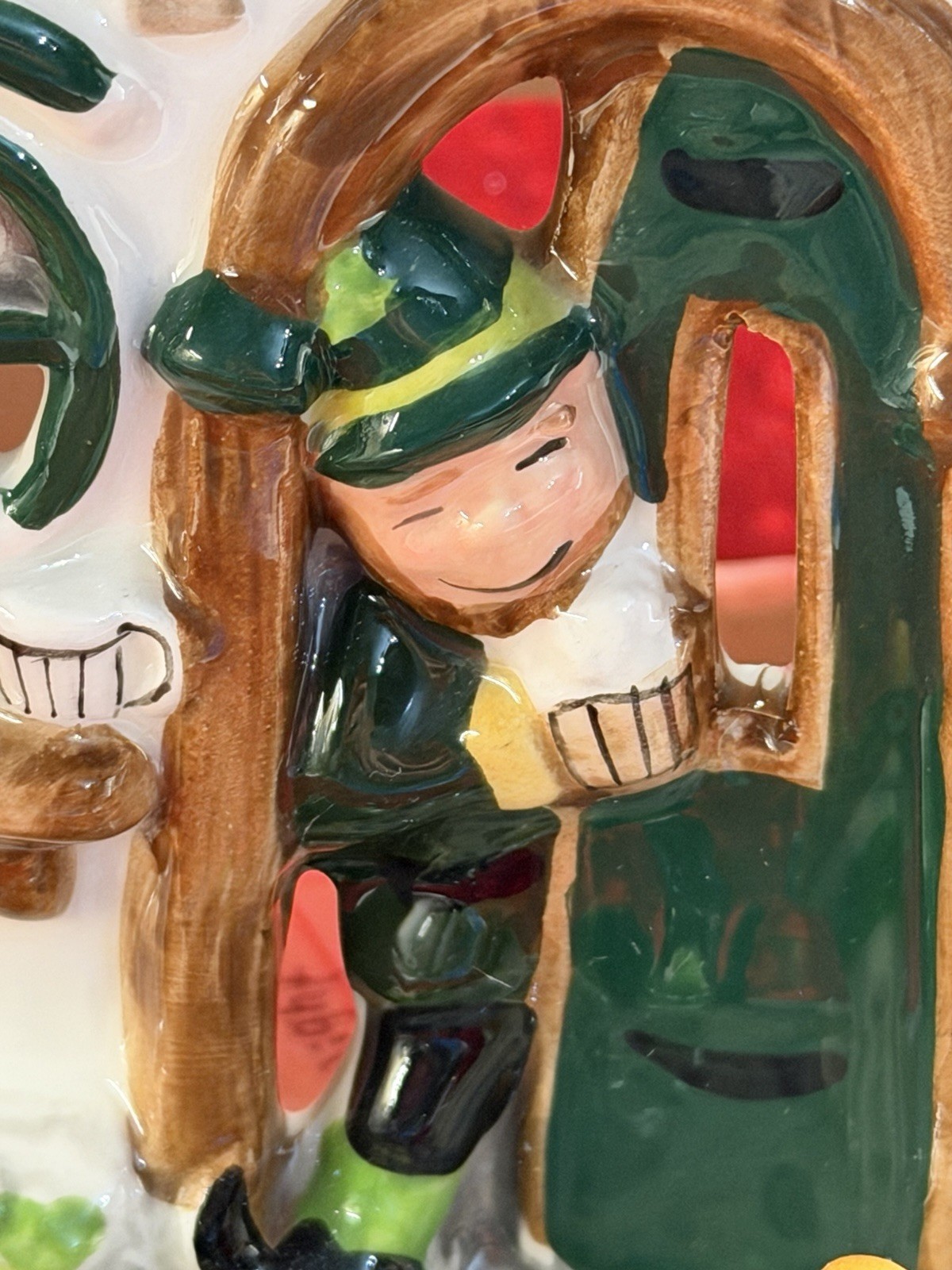 Blue Sky Clayworks The Drunken Leprechaun Village House, St. Patrick’s Day, NEW