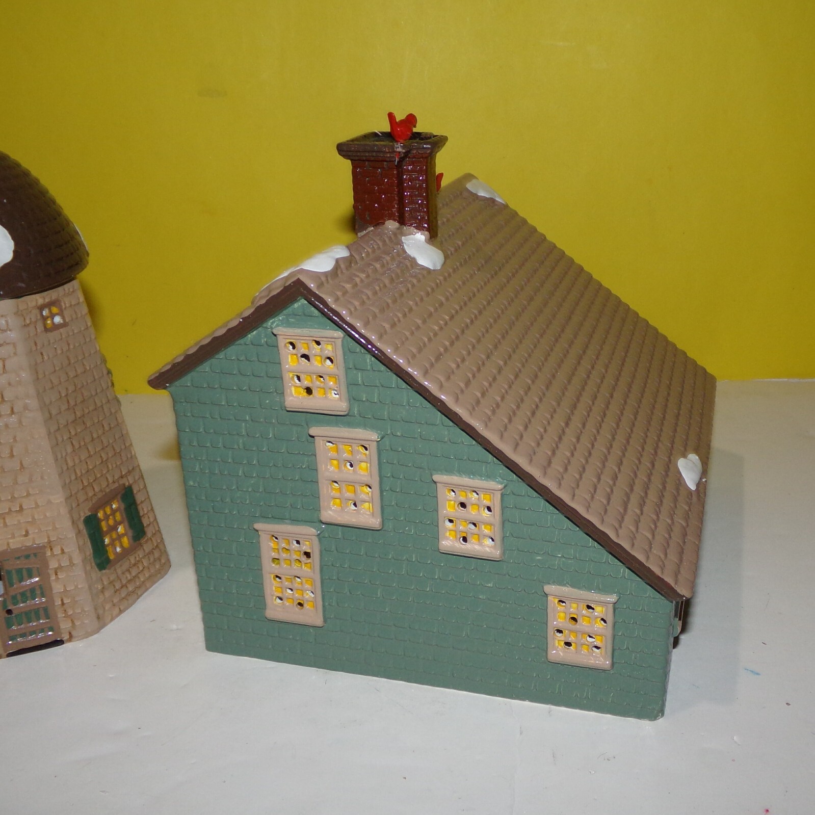 Original Snow Village Department 56 Home Sweet Home  House and Windmill 5126-8