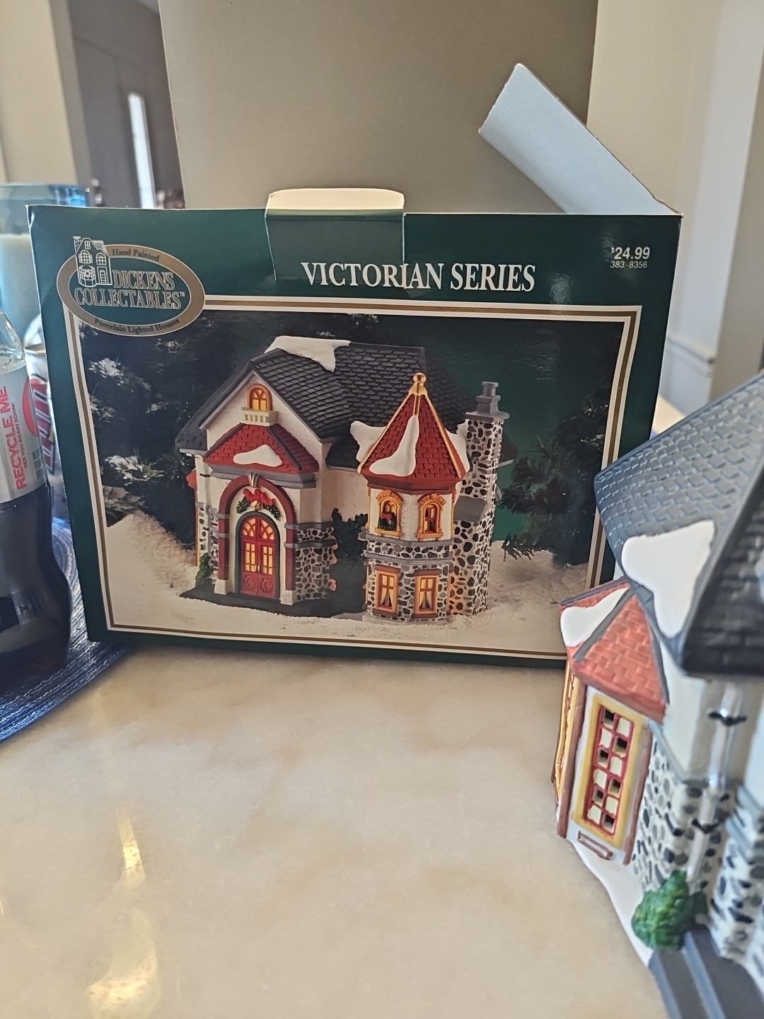 Dickens Collectables Hand Painted Porcelain Lighted House Victorian Series 1997