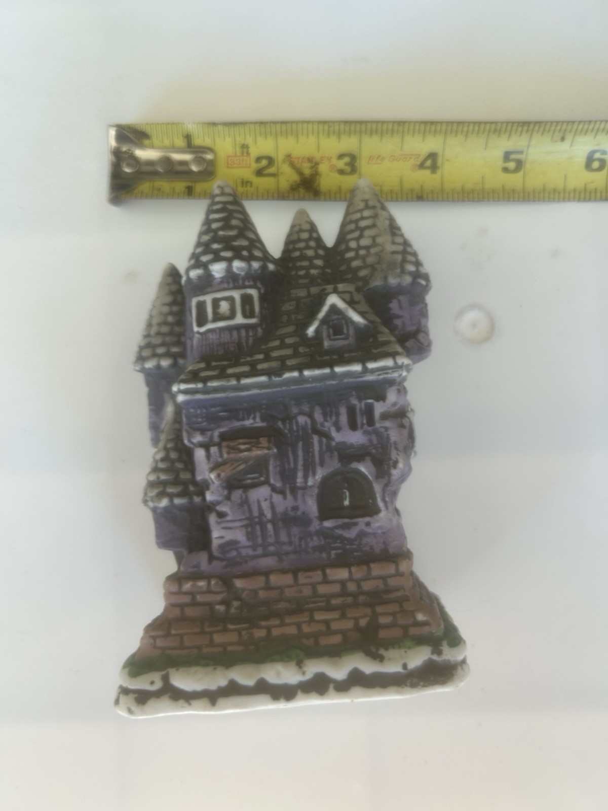 Mini Haunted House Light Skeletons Monster Porcelain Unbranded 5.5 x 3 inches