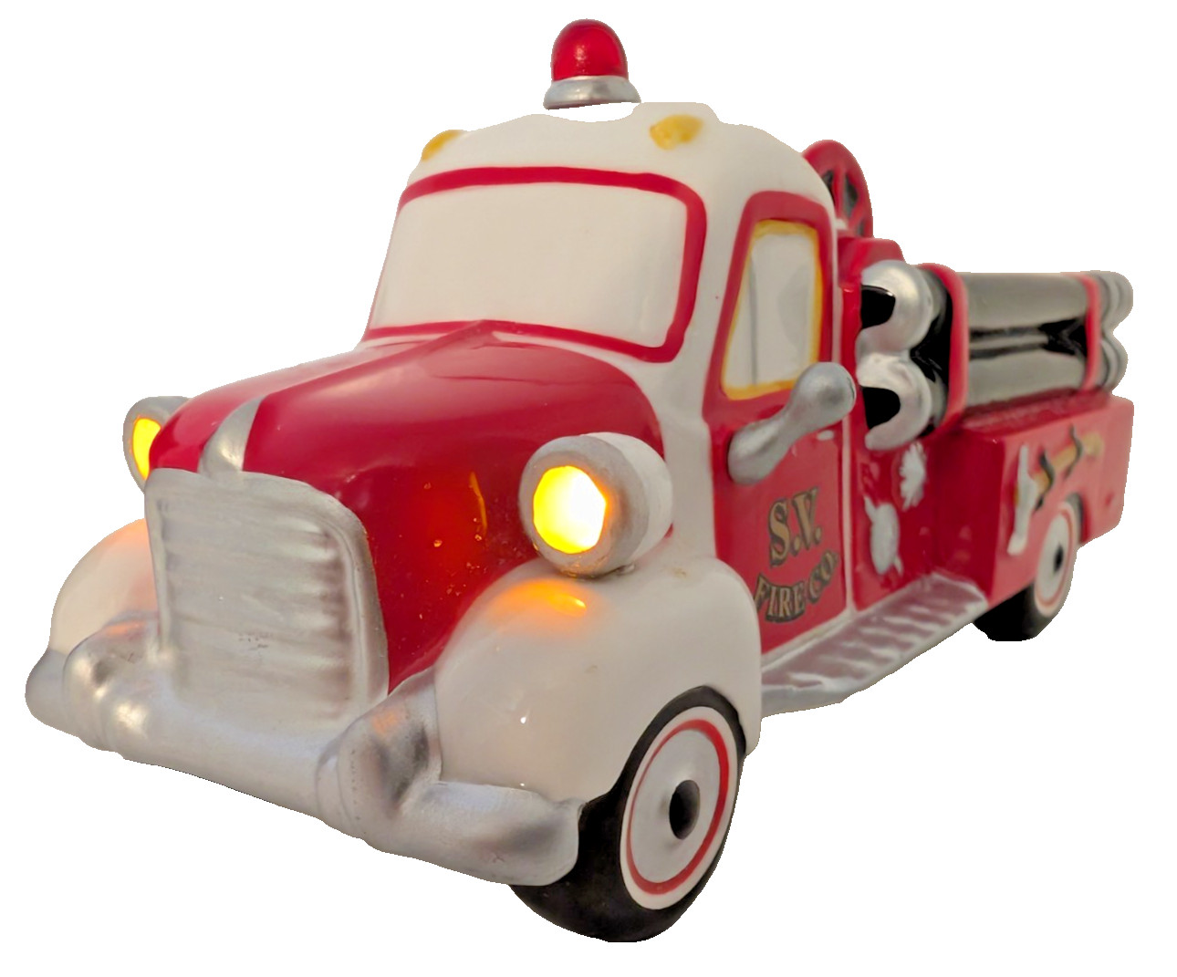 Dept 56 – Original Snow Village #54952 “Village Fire Truck” w/ working lights