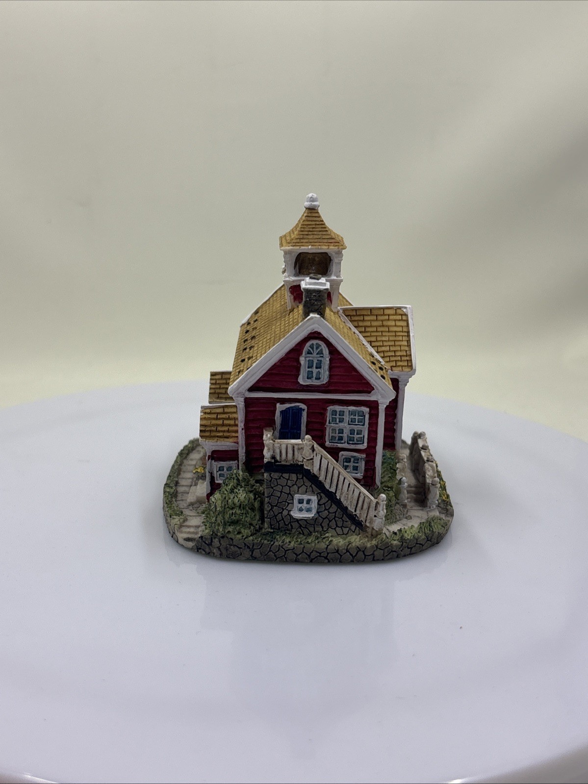 Liberty Falls Red Secondary School 1998 Collection AH158 3 5/8″ Tall Building