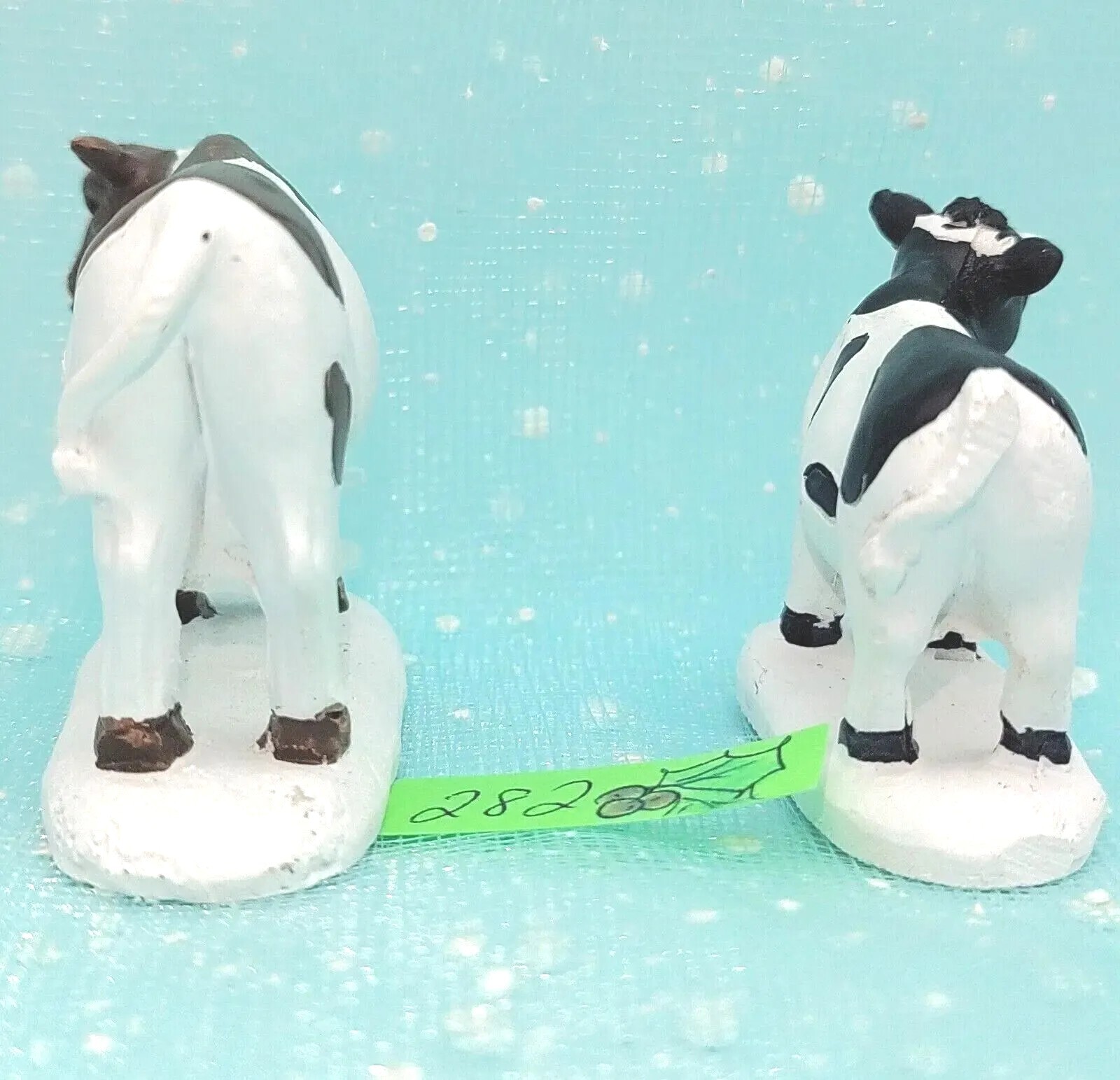 Cow Cattle Calf Farm Christmas Village Accessories LOOSE INV282