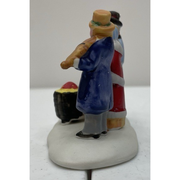 Holiday Treasures Lemax Carolling Quartet 1994 Porcelain Christmas Village Box