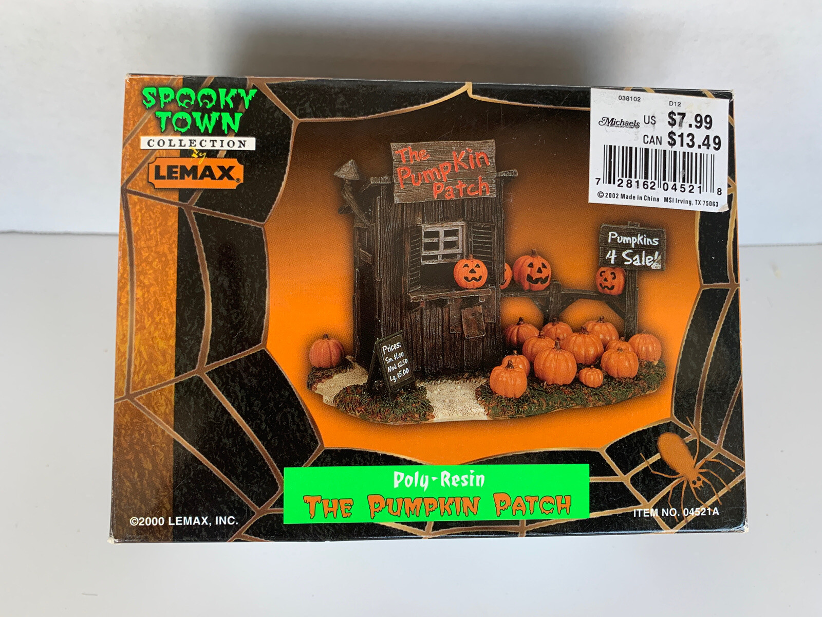 Lemax THE PUMPKIN PATCH Spooky Town Halloween Village Jack O’Lantern Stand