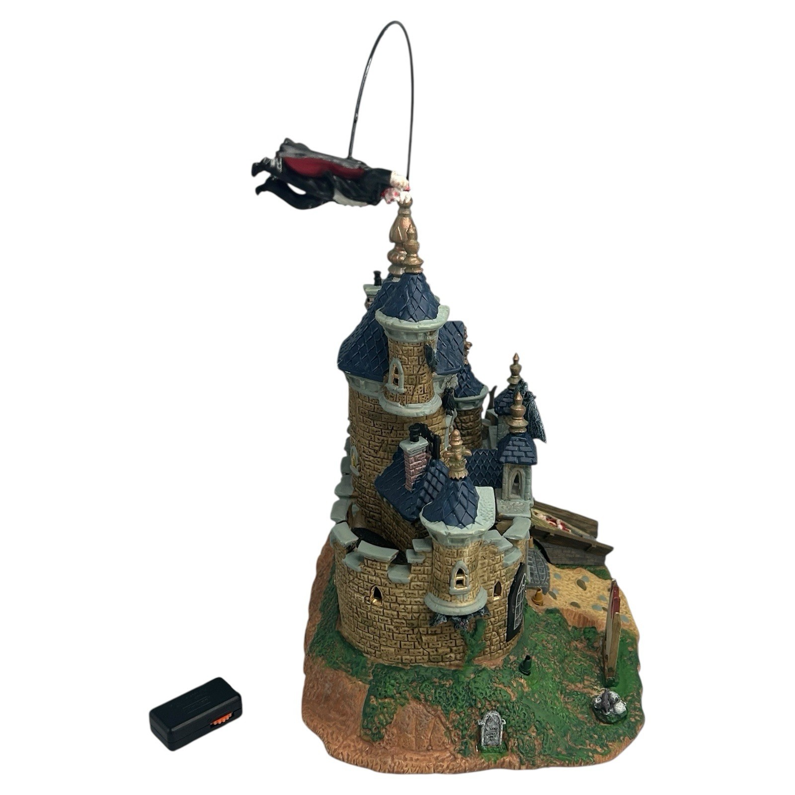 Lemax Spooky Town Vampire Castle #75498 2007 Retired Halloween Collectible Works