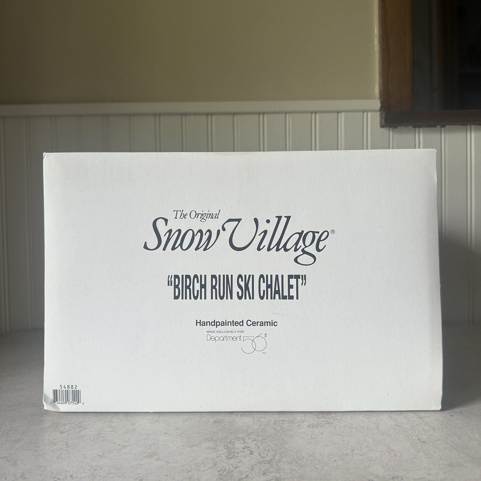 Dept 56 Snow Village Birch Run Ski Chalet 54882 w/ Box & Light New Unused 1996